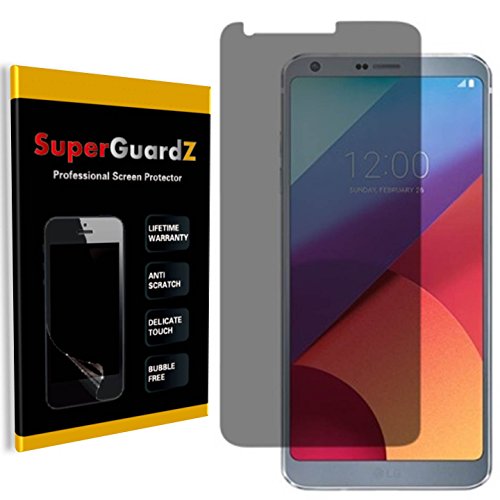 [2-Pack] For LG G6 - SuperGuardZ Privacy Anti-Spy Screen Protector, Anti-Glare, Anti-Scratch, Anti-Bubble [Lifetime Replacement]