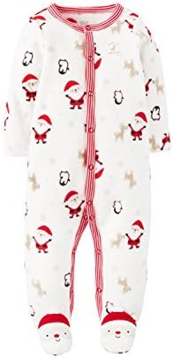 Baby Fleece Sleep N' Play - Santa's Helper 3 Months