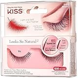 KISS Looks So Natural False Eyelashes Style Shy Lightweight Tapered End view 11