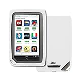 EMPIRE Barnes and Noble Nook Color White Silicone Skin Case Cover [EMPIRE Packaging]
