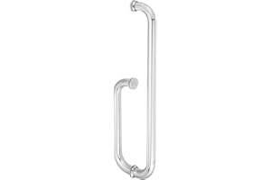 Shower Door Handle for Bathroom, Replacement Bath Handles Stainless Steel Push and Pull Knobs(275mm+425mm)
