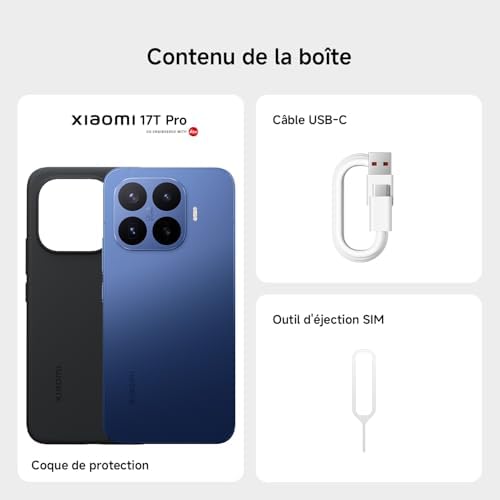 17T Pro Smartphone 12+512 Go Téléobjectif Leica x5 - Noir — photo 4 sur 8