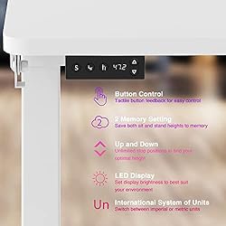 AVLT 50" Electric Standing Desk with Tilting