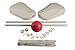 Dunn-Rite AquaVolly Pool Volleyball Net Set for Adults & Kids, White