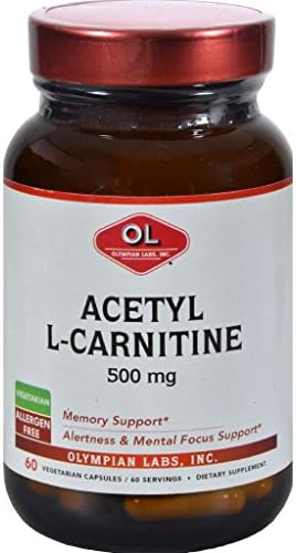 Olympian Labs Acetyl L-Carnitine - 500 mg - 60 Vegetarian Capsules