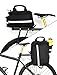 Lixada 2 in1 Bike Trunk Bag Casual Chest Sling Pack Bag Cycling Bicycle Rear Rack Carrier Bag Pannie (Black)