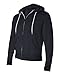 Independent Trading Co Unisex Full Zip Hooded Sweatshirt. AFX90UNZ - X-Large - Navy