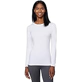 32 Degrees Heat Womens Ultra Soft Thermal Lightweight Baselayer Crew Neck Long Sleeve Top
