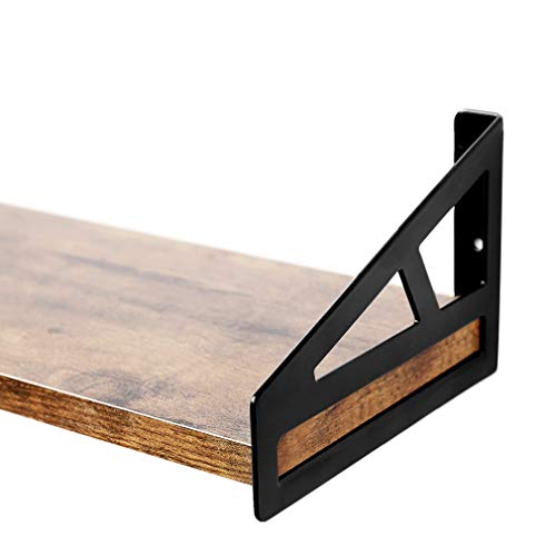 QEEIG Floating Shelves Bedroom Rustic Wall Mounted Shelf Bathroom Shelfs Kitchen Living Room Farmhouse Bookshelf Set of 3