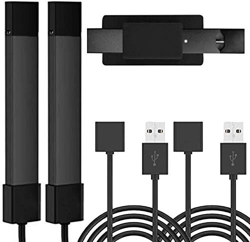 USB Cable Charger 2.6 ft Smart Magnetic 2 Pack + Silicone Holder