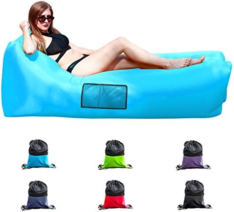 Easycouch Inflatable Lounger With Travel Bag,Waterproof Ripstop Polyester,Gift for indoor or outdoor