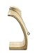 Jewelry Bust Display Stand – Necklace Pendant Chain Mannequin Display Holder Stand - Burlap Beige, 11 inches
