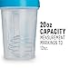 BlenderBottle Classic Loop Top (Discontinued Style), 20-Ounce, Aqua/Aqua