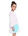 Arshiner Kids Girls Long Sleeve Cotton Dress Sweet Heart Printed Daily Shift Clothes