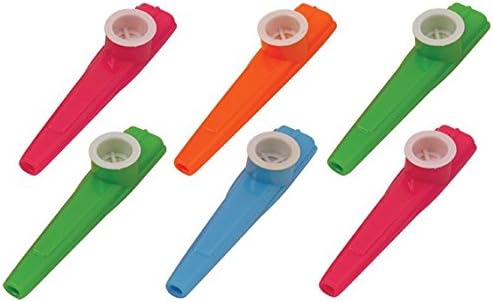 Henbrandt 6 KAZOOS - Fun Musical Instrument - Party Bag Toy