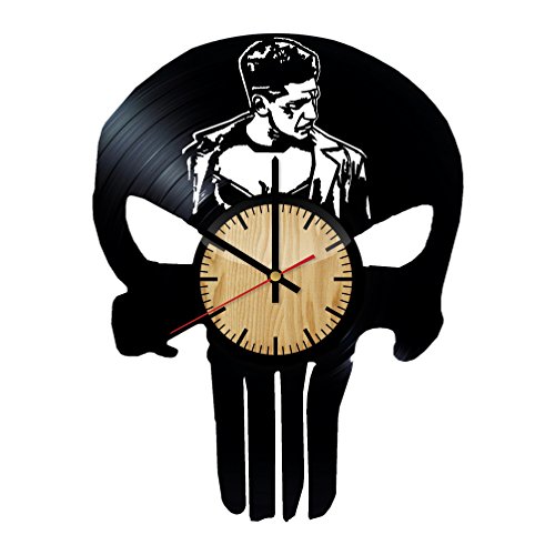 ForLovedGifts Daredevil Logo Design Vinyl Wall Clock â€“ Handmade Gift for Any Occasion â€“ Unique Birthday, Wedding, Anniversary, Wall dÃ©cor Ideas for Any Space