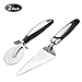Pizza Cutter,DUUDO Pizza Shovel Tools,Premium Professional Sharp Pizza Slicer With Thumb Protection Stainless Steel (2 pack)