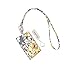 ID Badge Holder, Lanyard with ID Holder, Floral ID Card Holder with Lanyard, Lanyards for ID Badges (Gray)