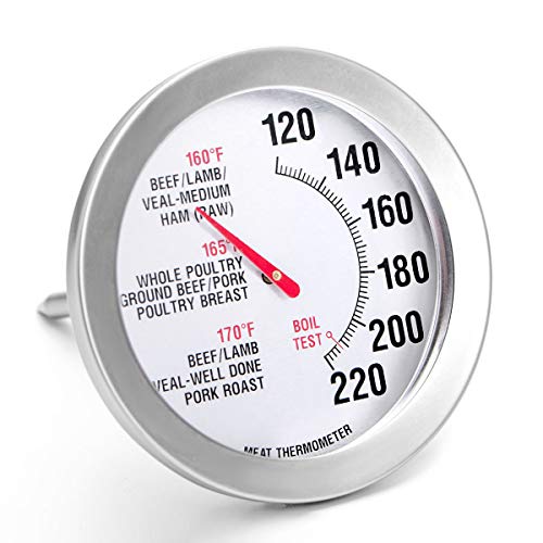 defull Meat Thermometer Extra Large Dial 2.8'' Meat & Poultry
