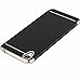 Sony Xperia XA Ultra Case, Ranyi [3 in 1 Hybrid] [Anti-slip] [Metal Texture] Luxury Electroplated Painting Bumper + Matte Hard Back Cover 3 in 1 Case for Sony Xperia XA Ultra /Xperia C6 (black)
