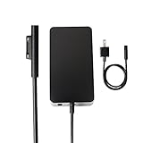 ARyee 65W Fast Charging Power Supply Adapter for Surface Pro 3 Pro 4 Surface Book with 2.0 USB Charging Port 6Ft Power Cord Cable Fit 1706[65W 15V 4A]
