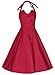 Lindy Bop Women's 'Myrtle' Classy Vintage 1950's Halter Neck Flared Swing Party Dress
