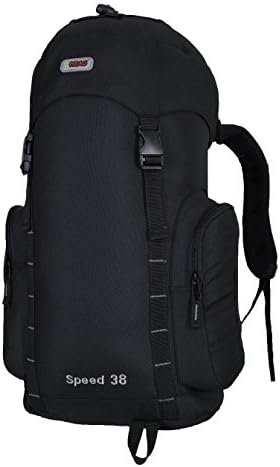 38L Army Assault 2 Day Camping Hiking Military Backpack (Black)