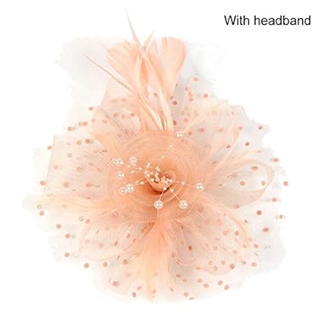 Buy Generic 11 Colors Womens Flower Mesh Feathers Hair Clips