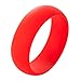 Jude Jewelers 5 Pack, 8mm Medical Grade Silicone Rings Wedding Band (10)