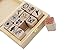 Youkwer 12 Pcs Mini Cute Wooden Rubber Stamps DIY Diary Stamps Set with Wooden Box