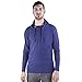 ARCTIC POLE Mens Lightweight Tri Blend Hoodie Tee Shirt NO Pockets Medium, Navy