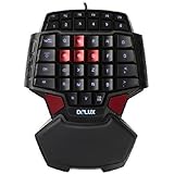 Delux T9 46-Key Wired Gaming Keyboard with 3-Mode LED Backlight