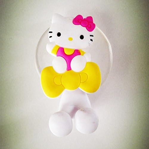 Hello Kitty Toothbrush Holder by Monkey Butt. Antibacterial Toothbrush Suction Cup Holder. Keeps Toothbrush Dry and Protected From Dust and Fun Design for Kids. Listing is for Monkey Butt Brand only.