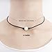 Freshwater Pearl Choker on Leather Cord for Women with Single AA Quality Bead Necklace Handmade Jewelry by Wiw 14