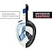 SeeReef Full Face Snorkel - Snorkeling Mask Set with Hard Carry Case - See 180 Degrees Underwater with New 4 Valve Anti Fog Technology