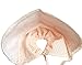 Bigface Up Baby Girls Eyelet Lace Breathable Bonnet Sun Protection Hat Christening Bonnet(Pink)