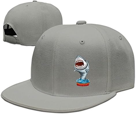 POPYol Men's Sharknado Bobble Head Flat Baseball Caps