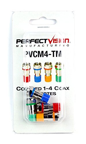4 COLORED TONERS FOR COAX CABLE TESTER TRACKER MAPPER PERFECT VISION PVCM4-TM by Perfect Vision