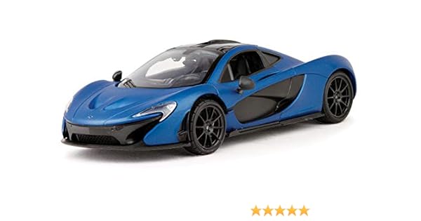 Amazon Com Mclaren P1 Matt Blue 1 24 Diecast Model Car By Motormax 79508 Toys Games