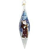Christopher Radko Hand-Crafted European Glass Christmas Tree Decorative Ornament, Evergreen Night Icicle