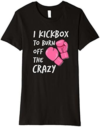 Womens Kickboxing funny womens shirt Kickbox saying class gym tee