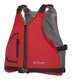 Onyx Youth Paddle Sports Life Jacket, Red
