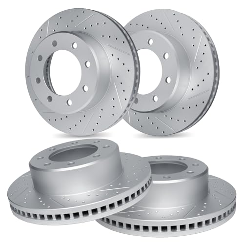 R1 Concepts Brake Rotors fits 2001-2010 Chevrolet Silverado, GMC Sierra; 2003-2…