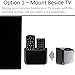 TotalMount Universal Remote Control Holder – Attaches to Wall or Back of TV – Compatible with All TV Remotes (Premium Black, Large)