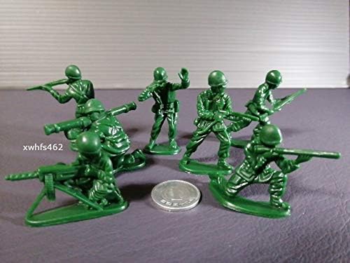 Amazon 全7種 グリーンアーミーメン フィギュア グリーンベレー ソルジャー 特殊部隊 アメリカ兵 ジョジョ バッドカンパニー トイストーリー 303 フィギュア ドール 通販