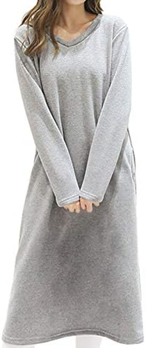 My Spica マタニティ 裏起毛 ロング ワンピース 無地 産前産後 妊婦服 冬 マタニティーウェアー ゆったり マキシ丈 秋 普段着 暖かい 部屋着 人気ブランド