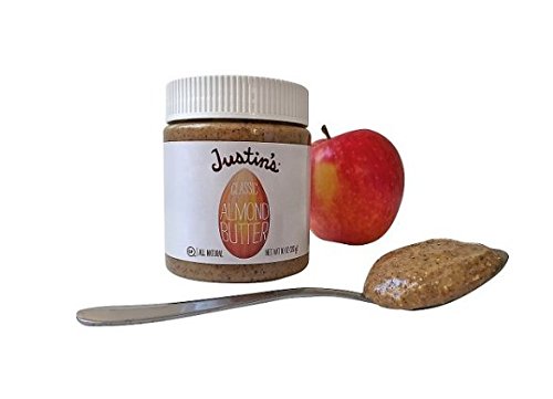Classic Almond Butter by Justin's, Gluten-free, Non-GMO, Sustainably Sourced, 10 Ounce Jar