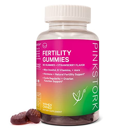 Pink Stork Fertility Gummies Supplements for Conception, Fertility