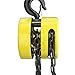 NEIKO 02183A Manual Chain Hoist | 1 Ton/2000 lbs Capacity | 20’ Lift | 2 Hooks | Manual Hand Lift Steel Chain Block Hoist