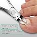 Nail Clippers Toenail Clippers for Thick Nails for Seniors with Curve Diagonal Blade for Ingrown Nails Effortlessly Toe Nail Clippers Heavy Duty Stainless Steel Physician Easy Grip for Older Hand